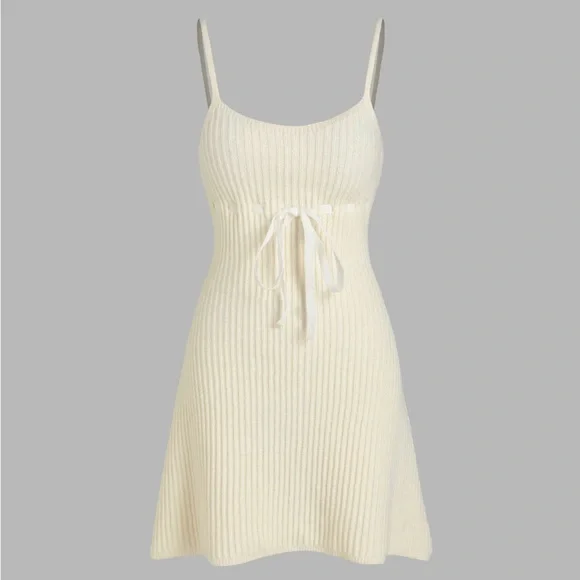 Cider Dresses | Cider Sweater Dress Nwt | Color: Cream | Size: M | Thuy_Tien0110's Closet